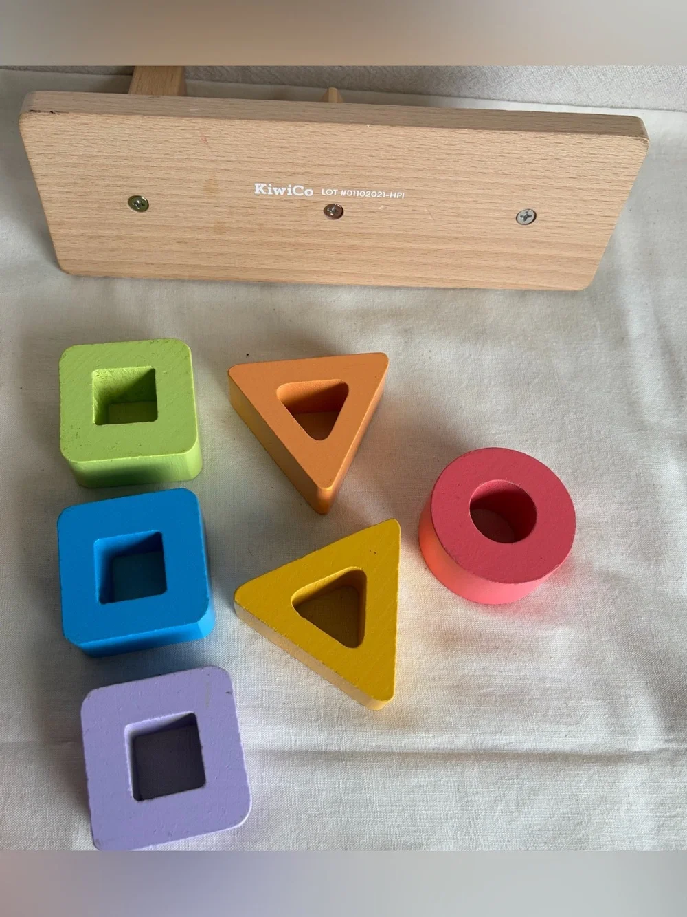 KiwiCo Panda Crate Wooden Early Learning Montessori 4 Toy Bundle
